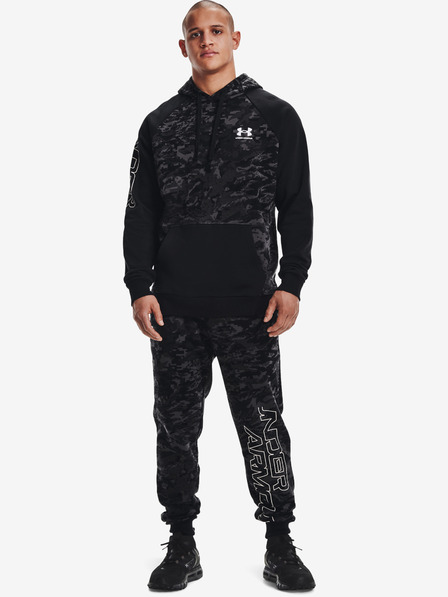 Under Armour Moški pulover Under Armour RIVAL FLC CAMO SCRIPT HD