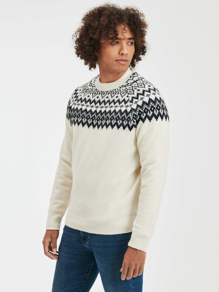 GAP Pleteni pulover z vzorcem GAP