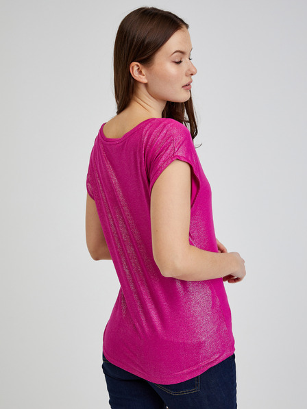 Orsay Temno rožnata ženska majica ORSAY