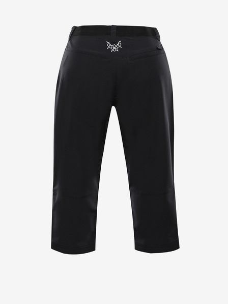 ALPINE PRO Ženski softshell kapri ALPINE PRO WEDERA črna