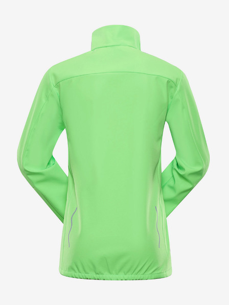 ALPINE PRO Otroška softshell jakna z membrano ALPINE PRO MULTO zelena