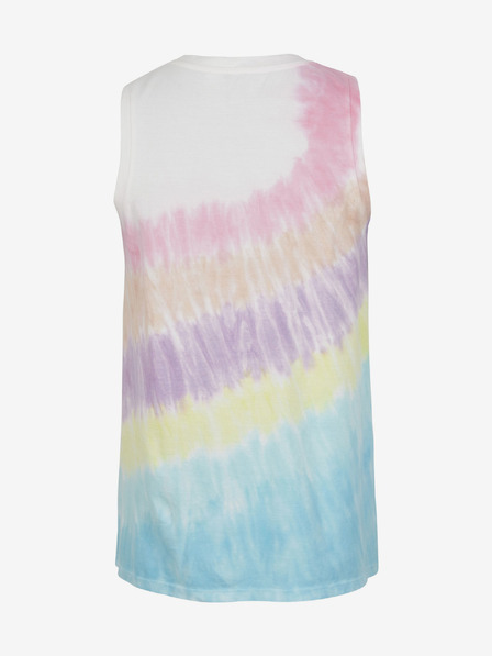 O'Neill Roza in turkizna ženska majica O'Neill WOW TANKTOP