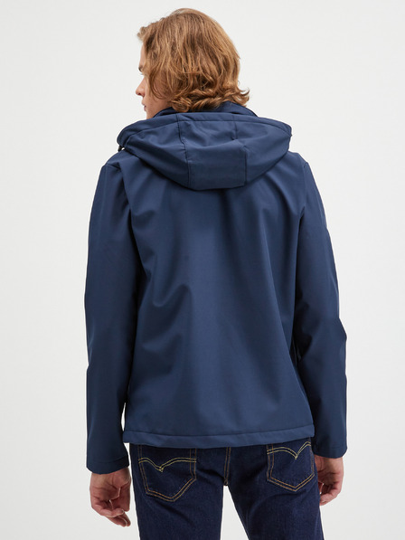 Jack & Jones Temno modra moška lahka jakna s kapuco Jack & Jones Tyson