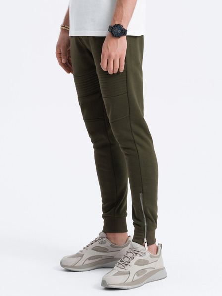 Ombre Clothing Khaki moške trenirke Ombre oblačila