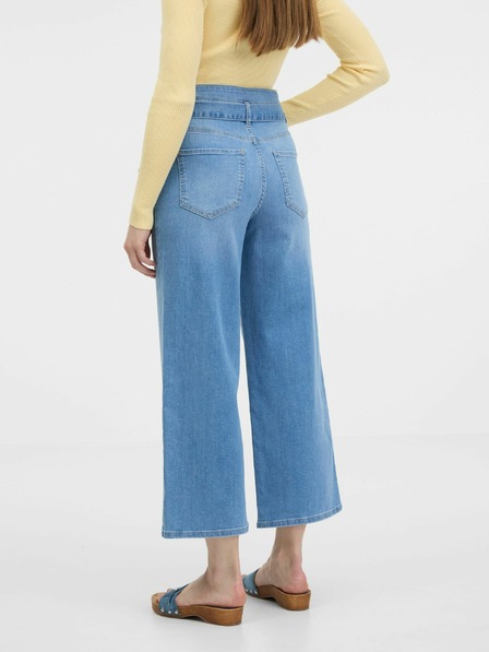 Orsay Svetlo modre ženske široke kavbojke ORSAY