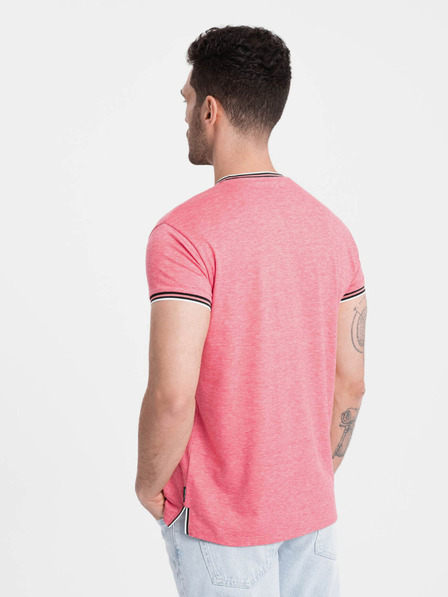Ombre Clothing Staro roza Moška srajca z gumbom navzdol Ombre oblačila