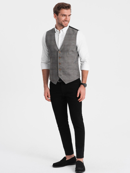 Ombre Clothing Siva moška jakna s poklopcem Ombre Clothing