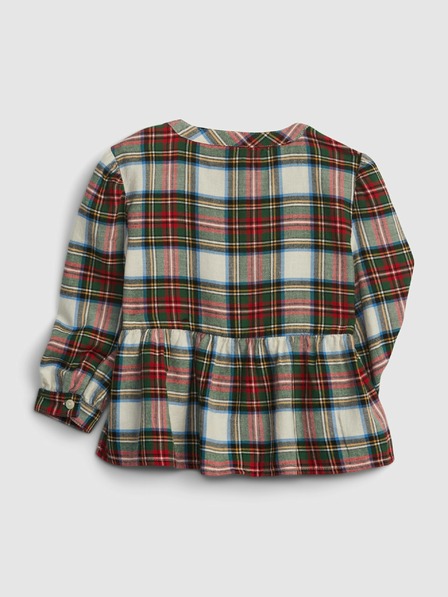 GAP Dojenčkov srajčni top peplum GAP