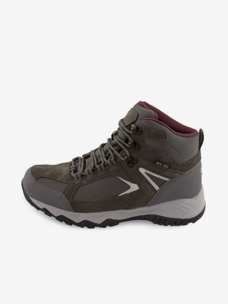 ALPINE PRO Sivo-zeleni unisex zunanji škornji ALPINE PRO ROMOOS