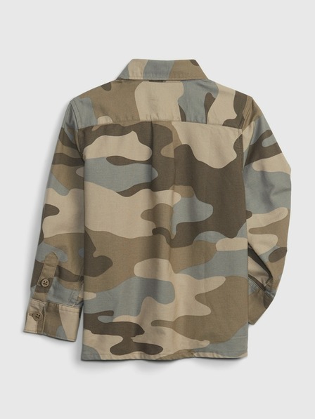 GAP Detská košeľa s army vzorom GAP