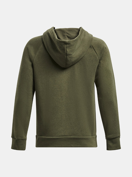 Under Armour Deški pulover Under Armour UA RIVAL FLEECE HOODIE-BLU