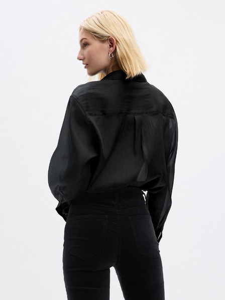 GAP Priehľadná košeľa oversize GAP