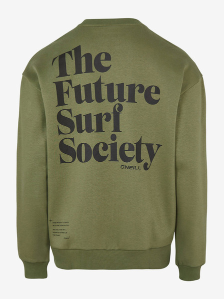 O'Neill Khaki moška majica s potiskanim hrbtom O'Neill Future Surf Society