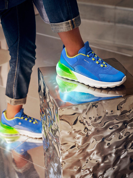 Geox Modre deške superge Geox Activart Illuminus