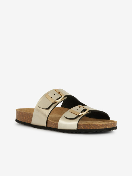 Geox Zlati ženski sandali Geox Brionia