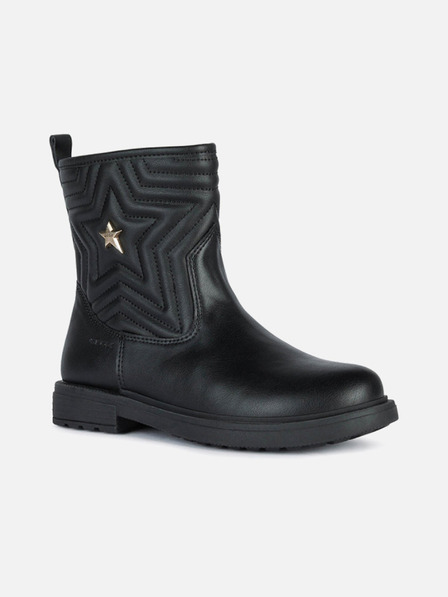Geox Črni dekliški gležnjarji Geox Eclair