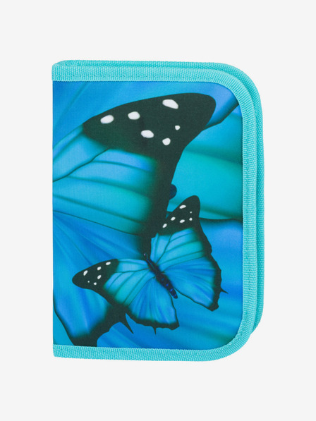 BAAGL Modri šolski komplet Ergo - aktovka, peresnica, torba Baagl Butterfly