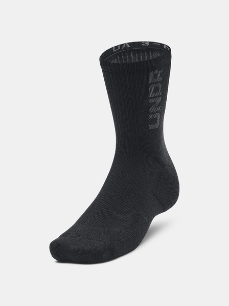 Under Armour Unisex nogavice Under Armour UA 3-Maker 3pk Mid-Crew