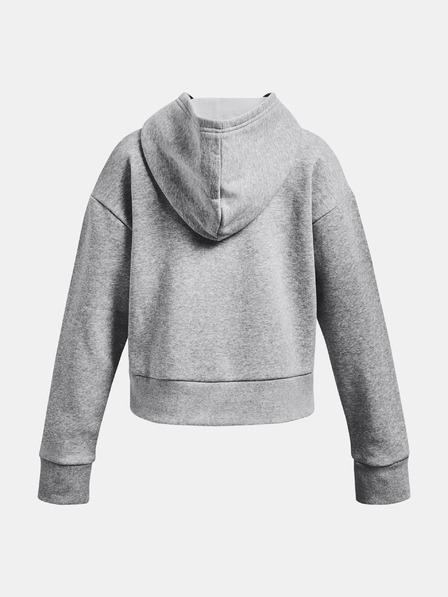 Under Armour Dekliški pulover Under Armour UA Rival Fleece Crop Hoodie-BLK