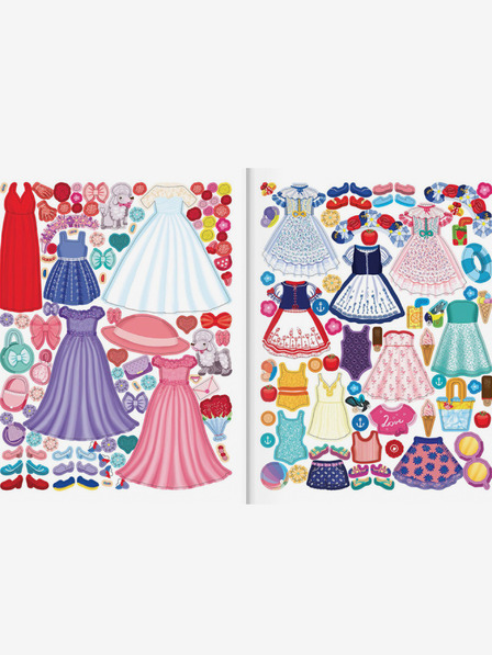 ELLA & MAX Obleke za ELIŠKU ─ Knjiga nalepk