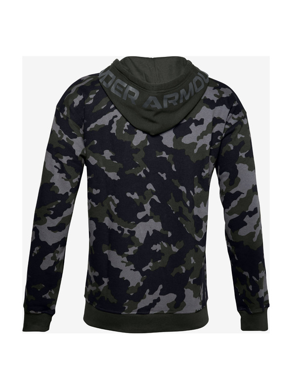 Under Armour Moški pulover Under Armour Rival Fleece Camo FZ