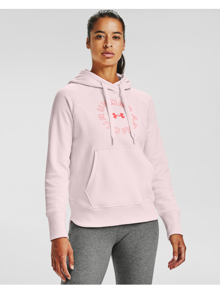 Under Armour Ženski pulover Under Armour Rival Fleece Metallic Hoodie