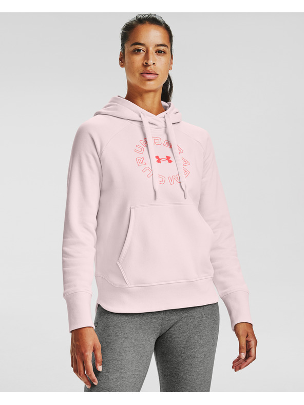 Under Armour Ženski pulover Under Armour Rival Fleece Metallic Hoodie
