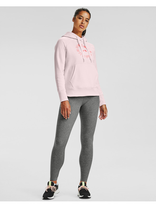 Under Armour Ženski pulover Under Armour Rival Fleece Metallic Hoodie