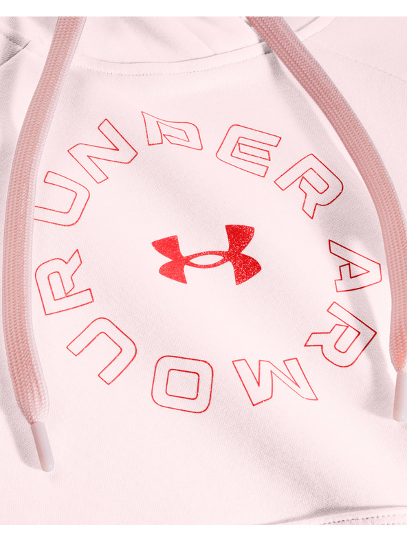 Under Armour Ženski pulover Under Armour Rival Fleece Metallic Hoodie