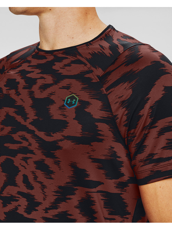 Under Armour Moška majica Under Armour HG Rush Fitted SS Printed