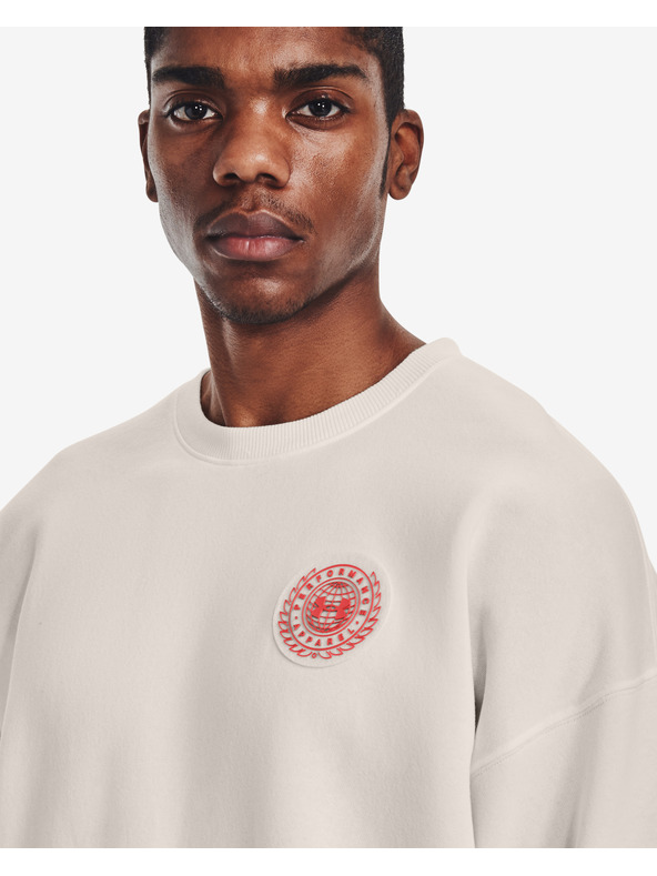 Under Armour Moški pulover Under Armour RIVAL FLEECE AMP CREW