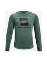 Under Armour Deški pulover Under Armour UA RIVAL TERRY HOODIE-GRN