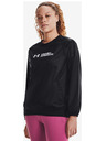 Under Armour Ženski pulover Under Armour Recover Storm Woven Shine Crew