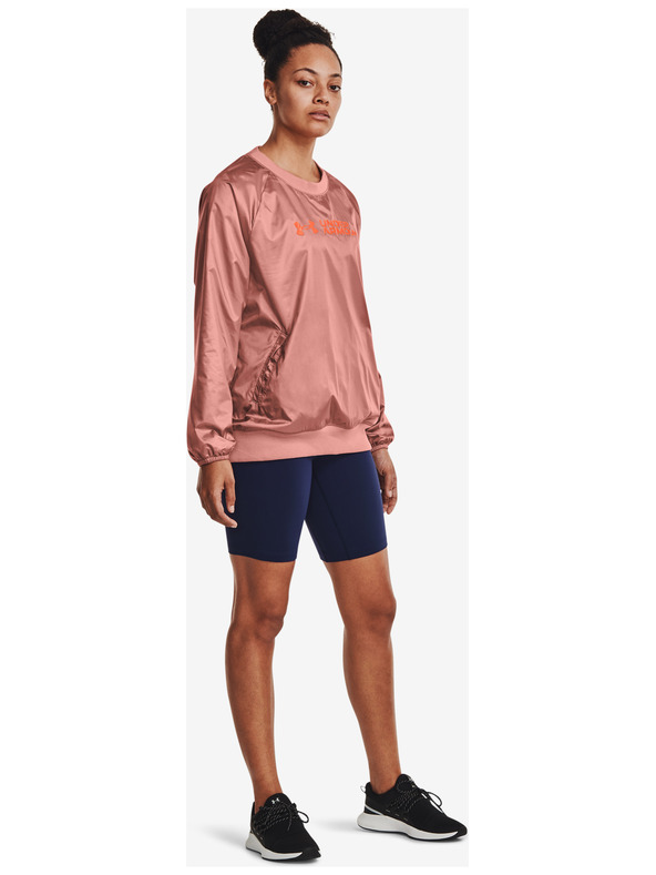 Under Armour Ženski pulover Under Armour Recover Storm Woven Shine Crew