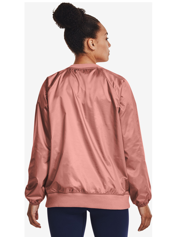 Under Armour Ženski pulover Under Armour Recover Storm Woven Shine Crew