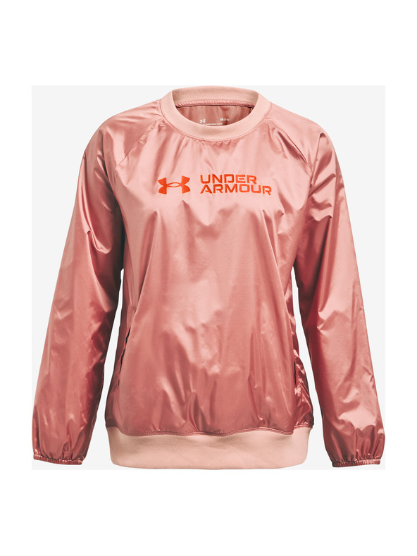 Under Armour Ženski pulover Under Armour Recover Storm Woven Shine Crew
