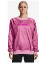 Under Armour Ženski pulover Under Armour Recover Storm Woven Shine Crew