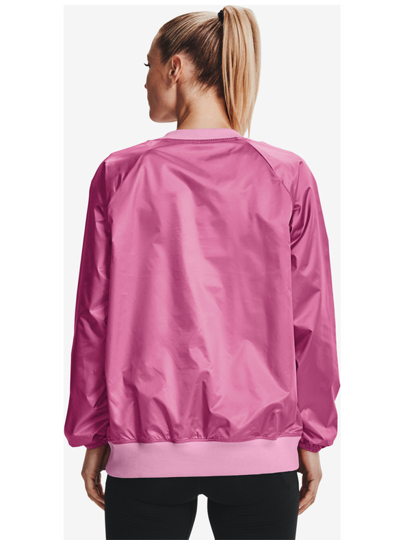Under Armour Ženski pulover Under Armour Recover Storm Woven Shine Crew