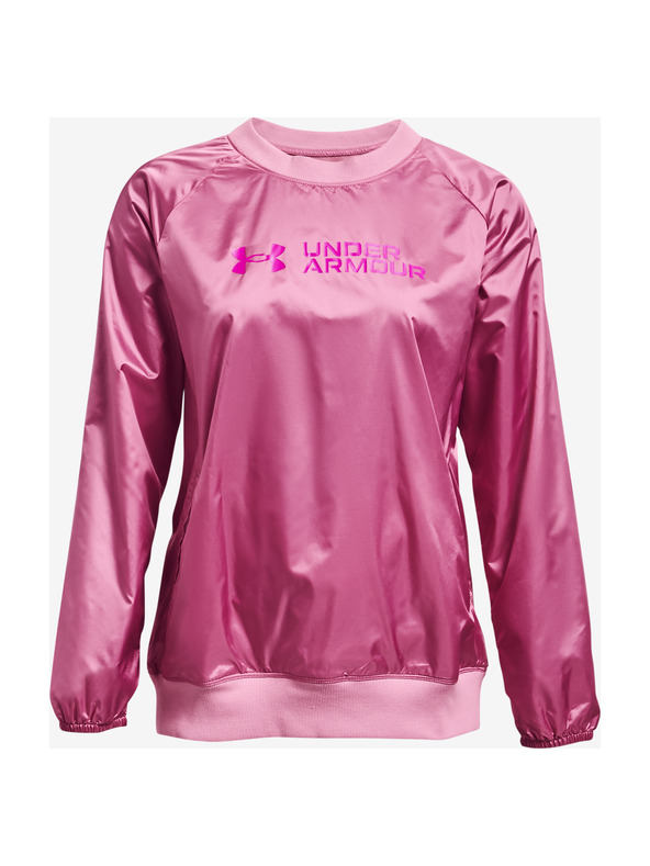 Under Armour Ženski pulover Under Armour Recover Storm Woven Shine Crew