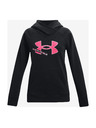 Under Armour Dekliški pulover Under Armour Rival Fleece Logo Hoodie-BLK
