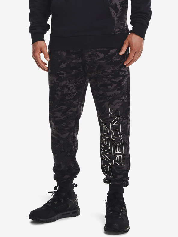 Under Armour Moške spodnji del trenirke Under Armour RIVAL FLC CAMO SCRIPT JGR