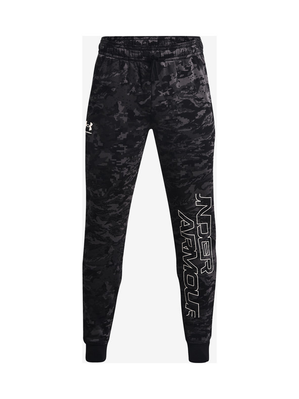 Under Armour Moške spodnji del trenirke Under Armour RIVAL FLC CAMO SCRIPT JGR