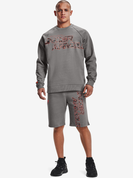 Under Armour Moški pulover Under Armour UA RIVAL FLC CAMO SCRIPT CRW