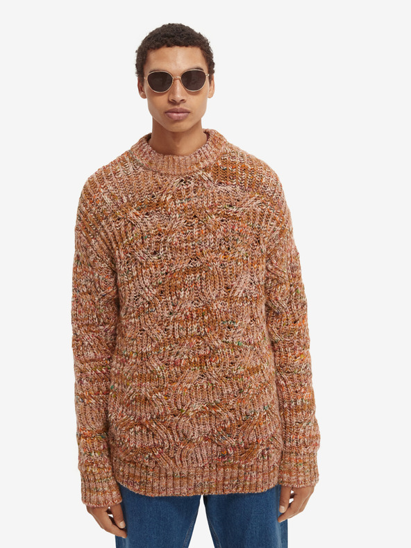 Scotch & Soda Rjava moška jopa Scotch & Soda