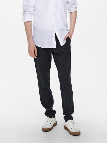 ONLY & SONS Temno modre moške hlače chino ONLY & SONS Mark