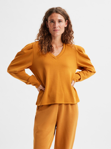 Selected Femme Oranžna majica Selected Femme Flora