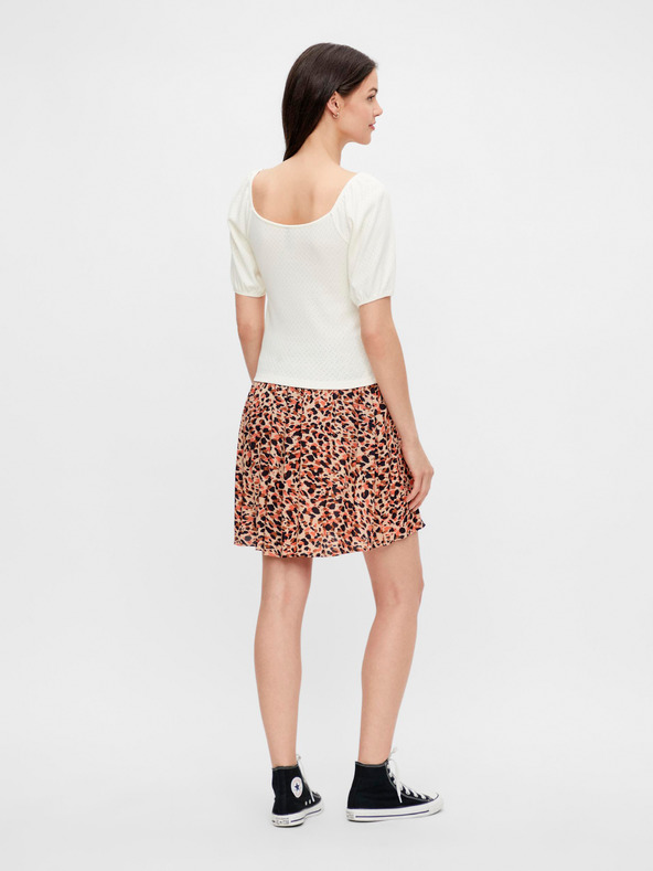 Pieces Kremasta vzorčasta bluza Pieces Lucy