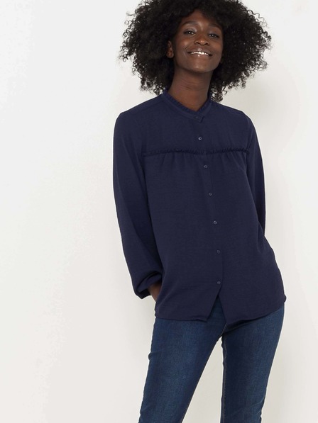 CAMAIEU Temno modra bluza CAMAIEU
