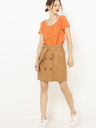 CAMAIEU Oranžna bluza CAMAIEU