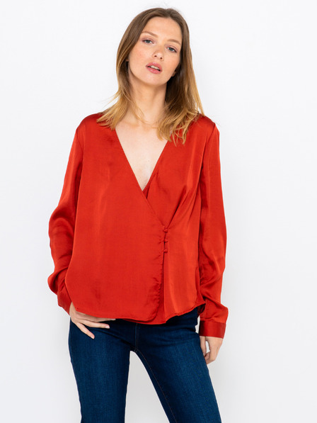 CAMAIEU Rdeča bluza CAMAIEU